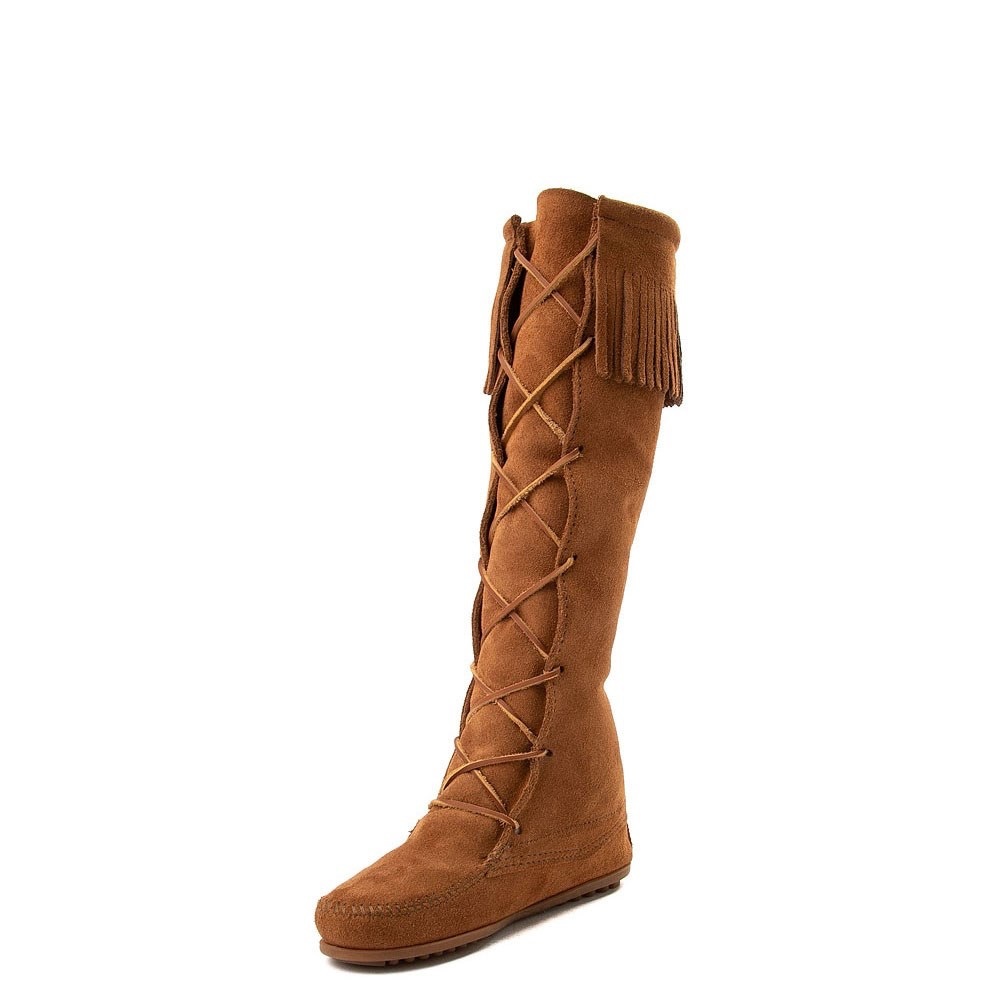 Front Lace Knee High Boot
